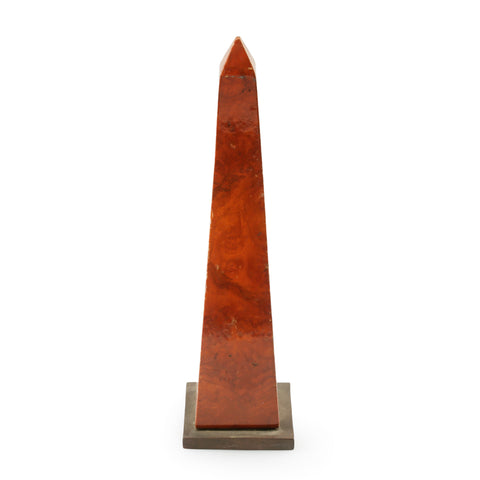 Reddish Brown Obelisk with Dark Base