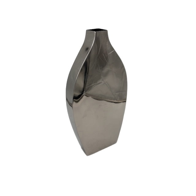 Large Silver/Chrome Vase