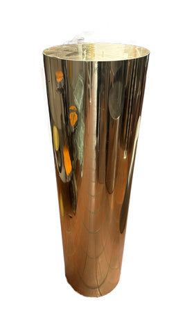 Gold Cylinder Pedestal 39 3/8" x 11"