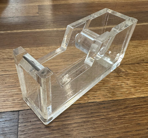 Clear Modern Acrylic Desktop Tape Dispenser