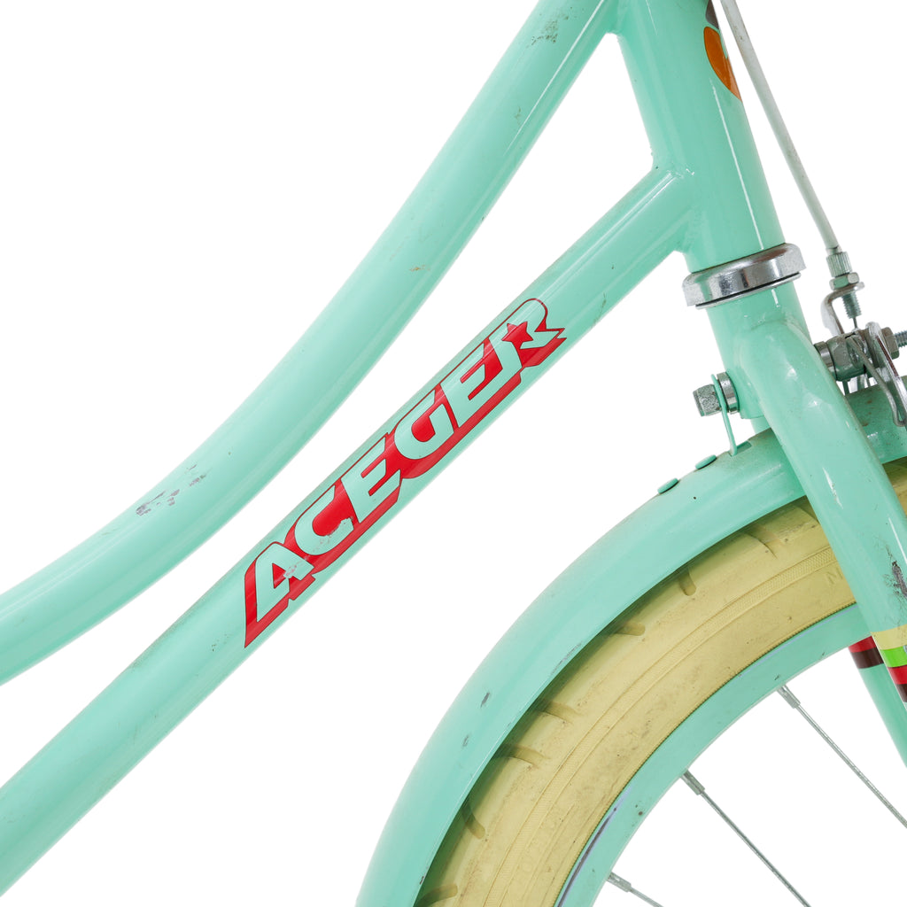 Mint Green Steel Cruiser Bicycle