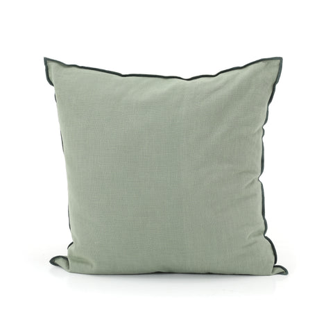 Sage Green Linen Throw Pillow