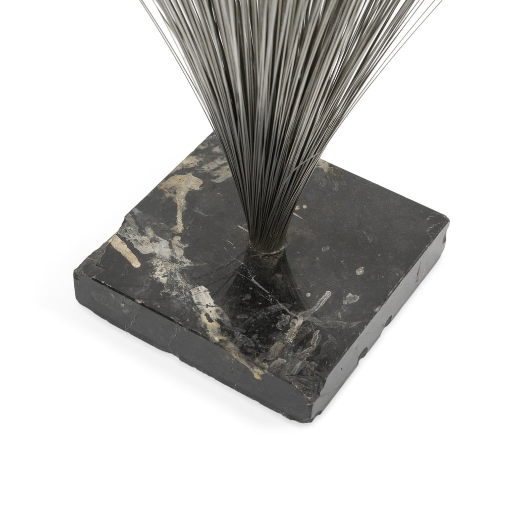 Silver Metal Burst Decorative Sculptures
