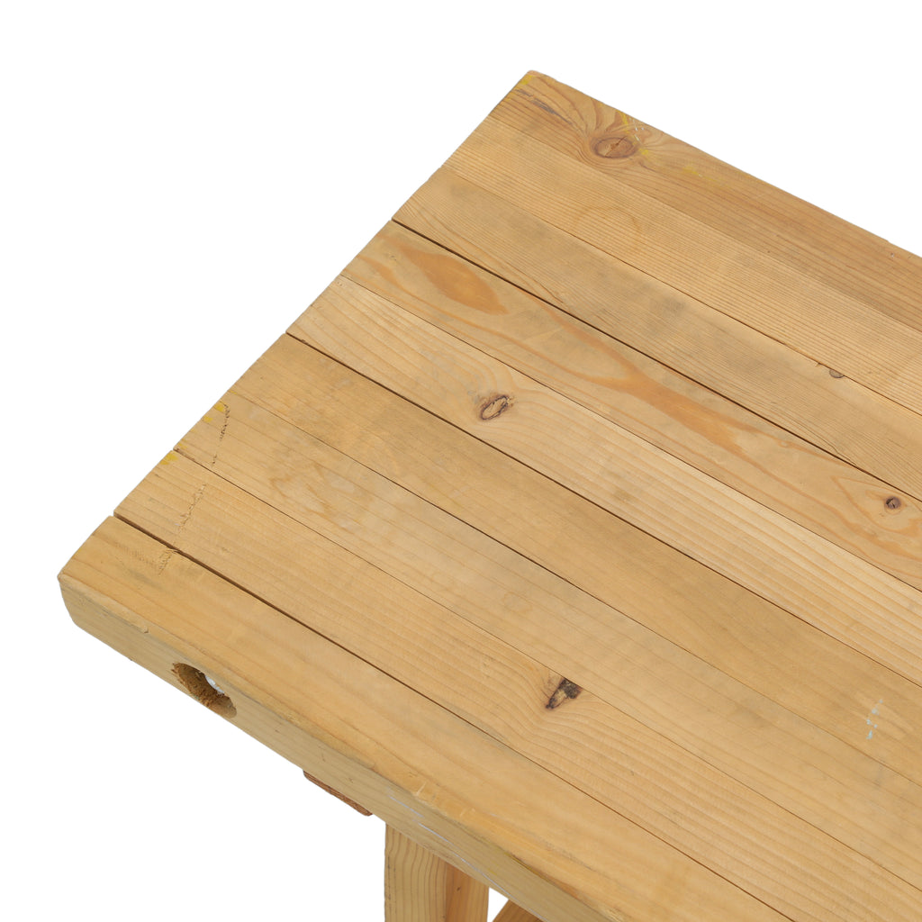 Wood Plank Dining Bench
