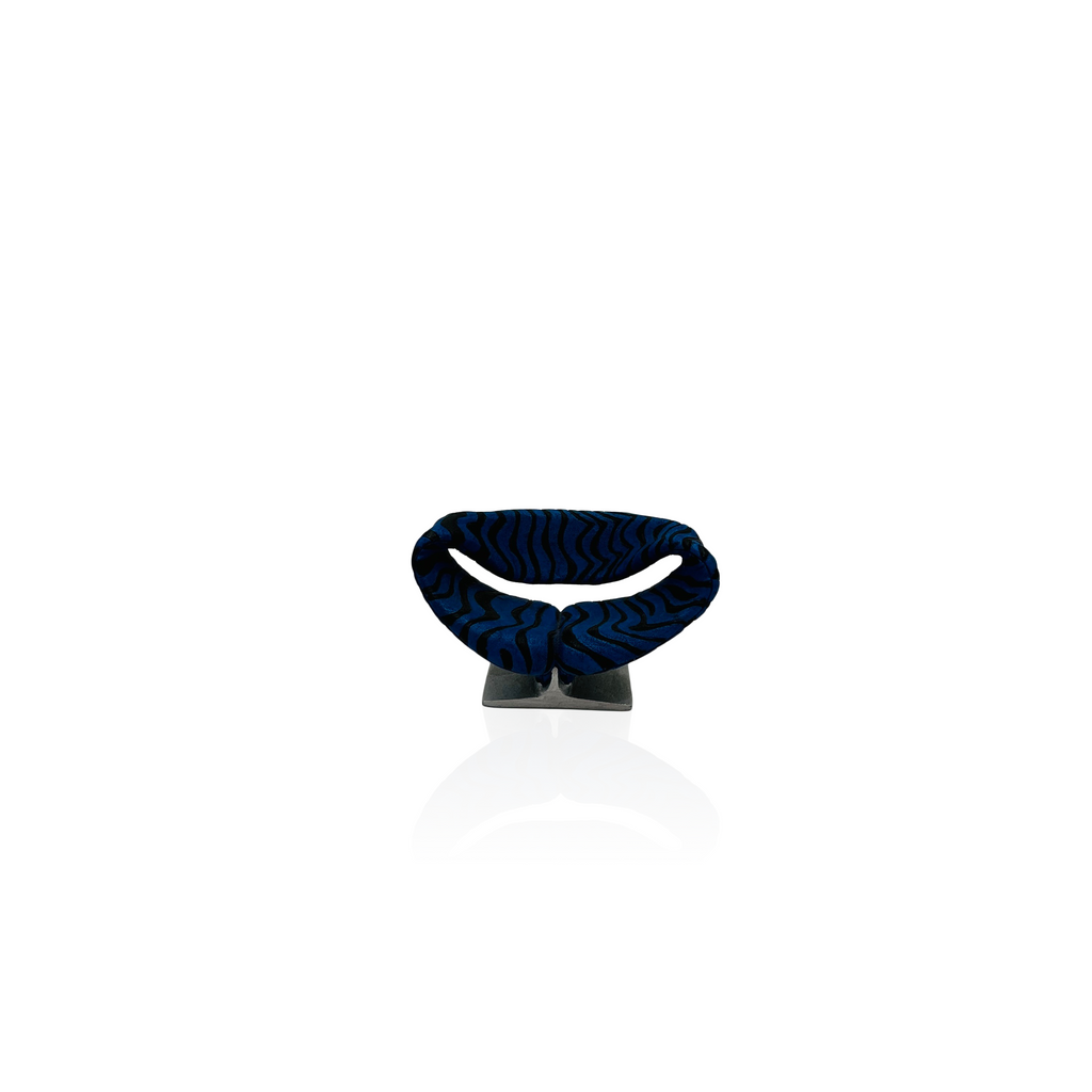 Dark Blue and Black Miniature Chair