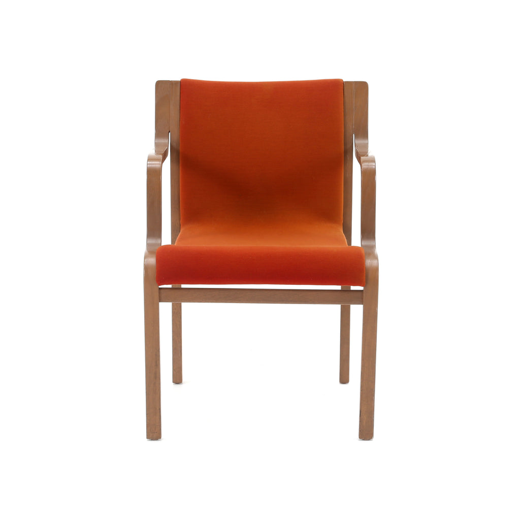 Orange Börge Stackable Bentwood Chair