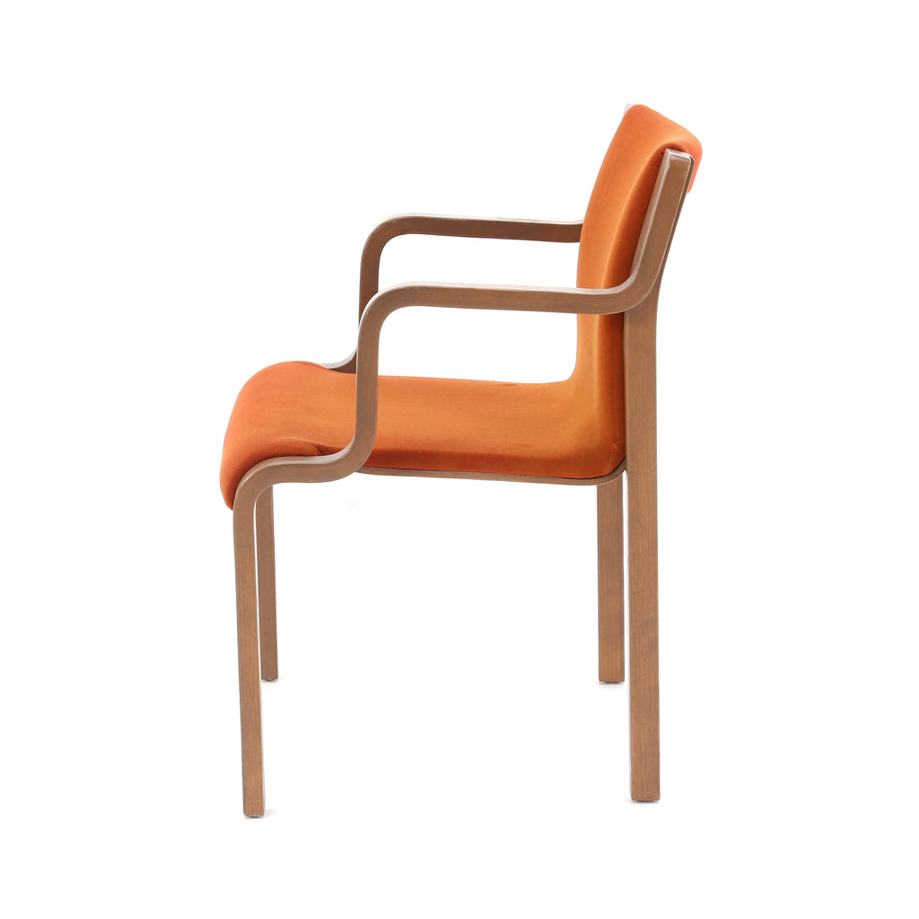 Orange Börge Stackable Bentwood Chair