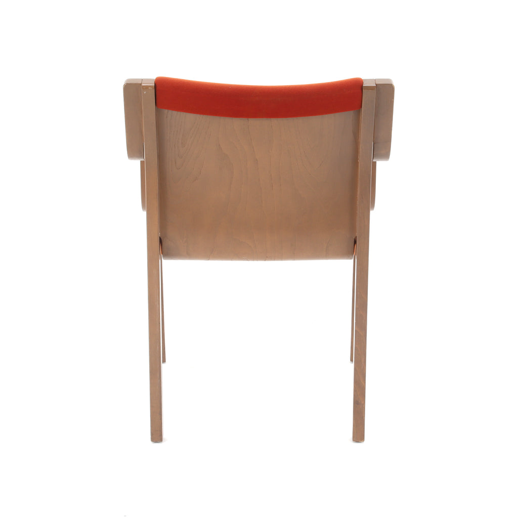 Orange Börge Stackable Bentwood Chair
