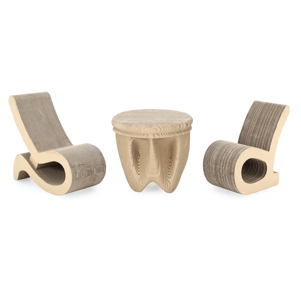 Cardboard Side Table