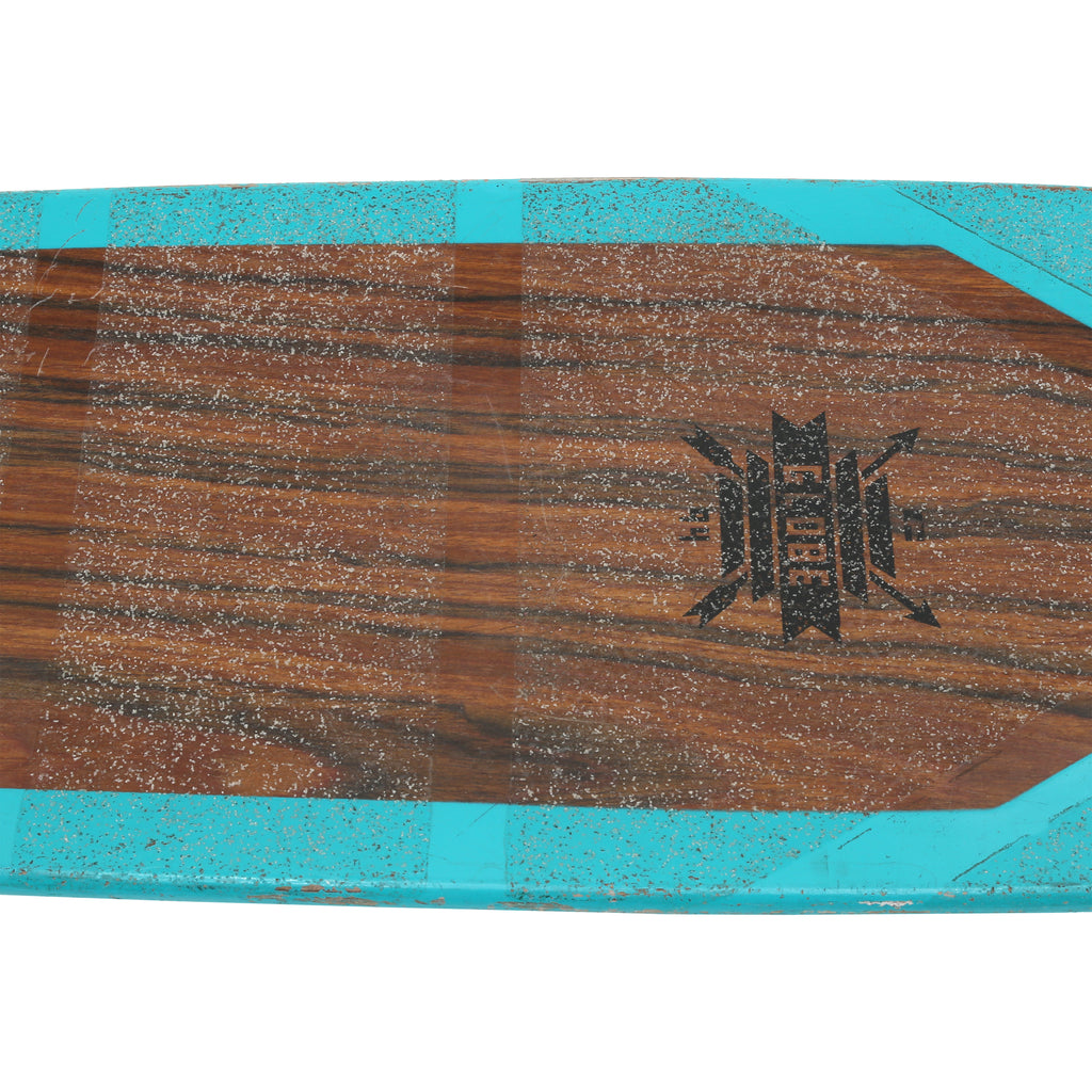 Light Blue / Wood Longboard