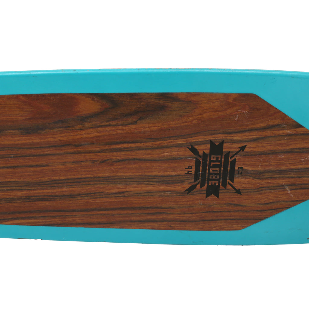 Light Blue / Wood Longboard