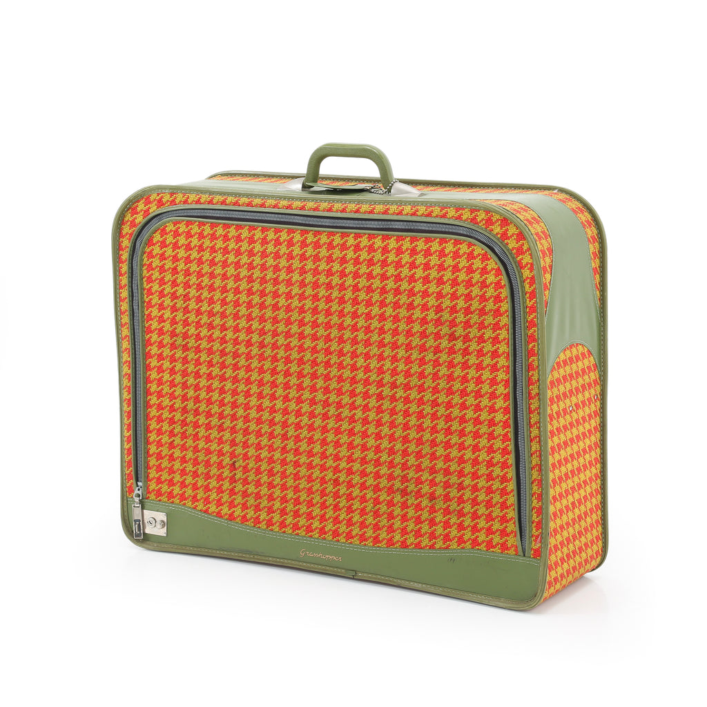 Red and Yellow Vintage Luggage Set