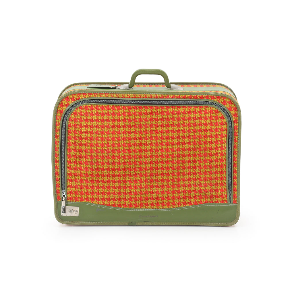 Red and Yellow Vintage Luggage Set
