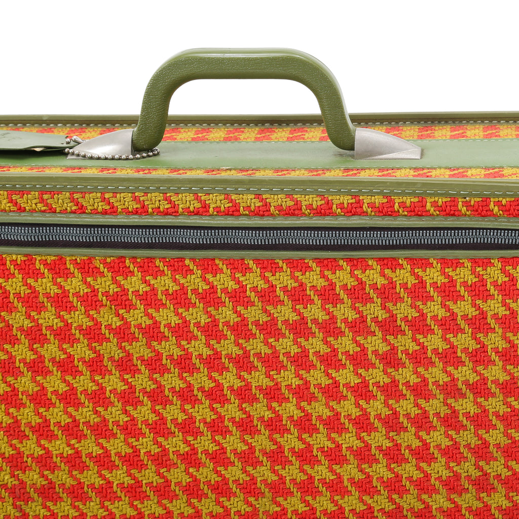Red and Yellow Vintage Luggage Set