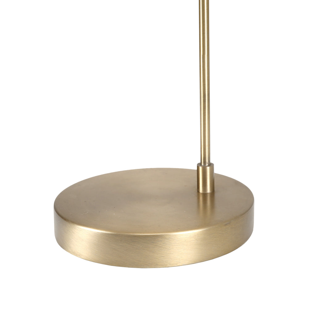 Large Brass Adjustable Table Lamp