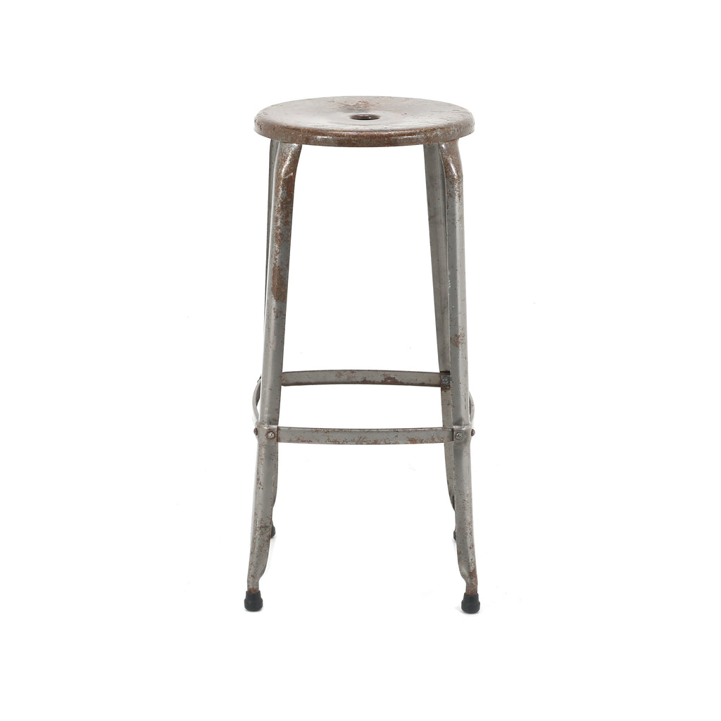 Tall Rustic Metal Stool