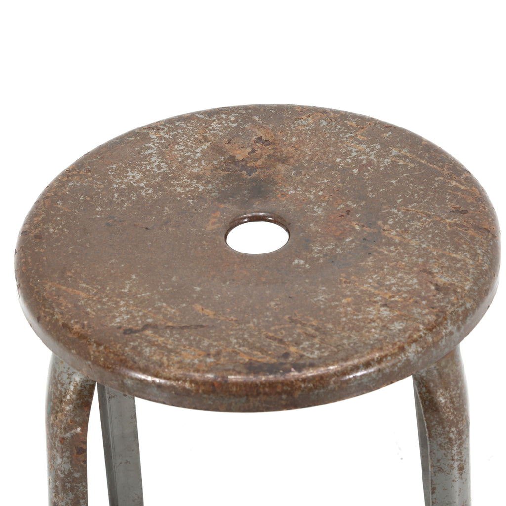 Tall Rustic Metal Stool