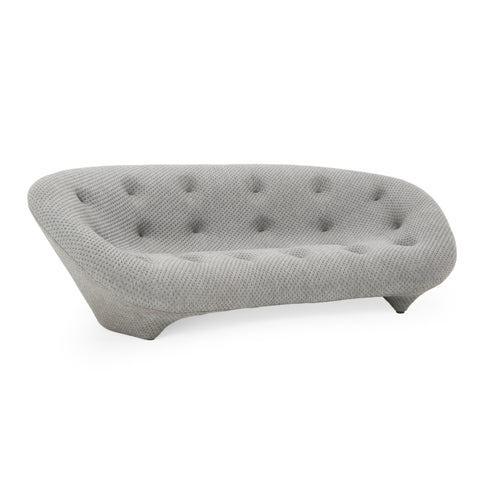 Grey Textured Ploum Sofa