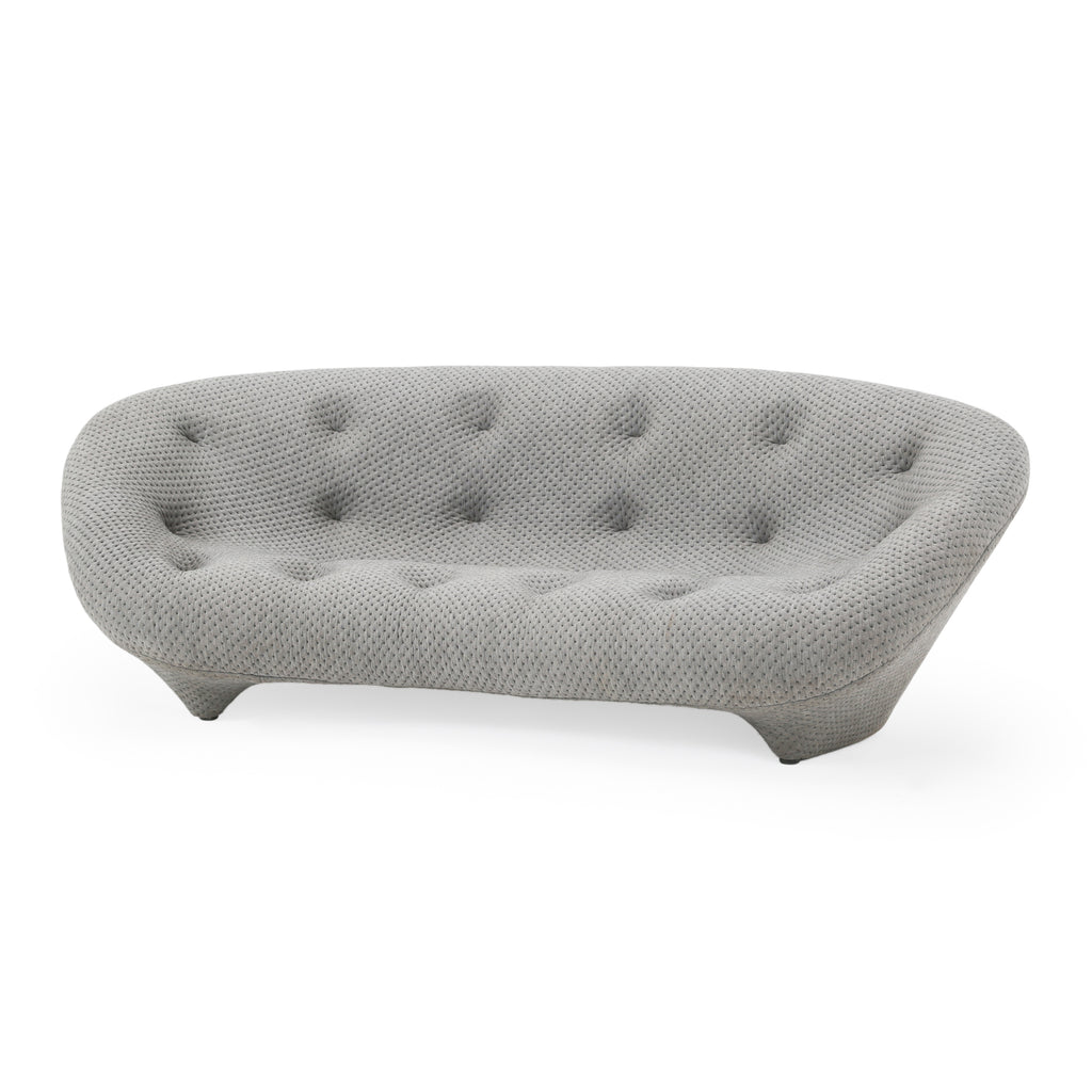 Grey Textured Ploum Sofa