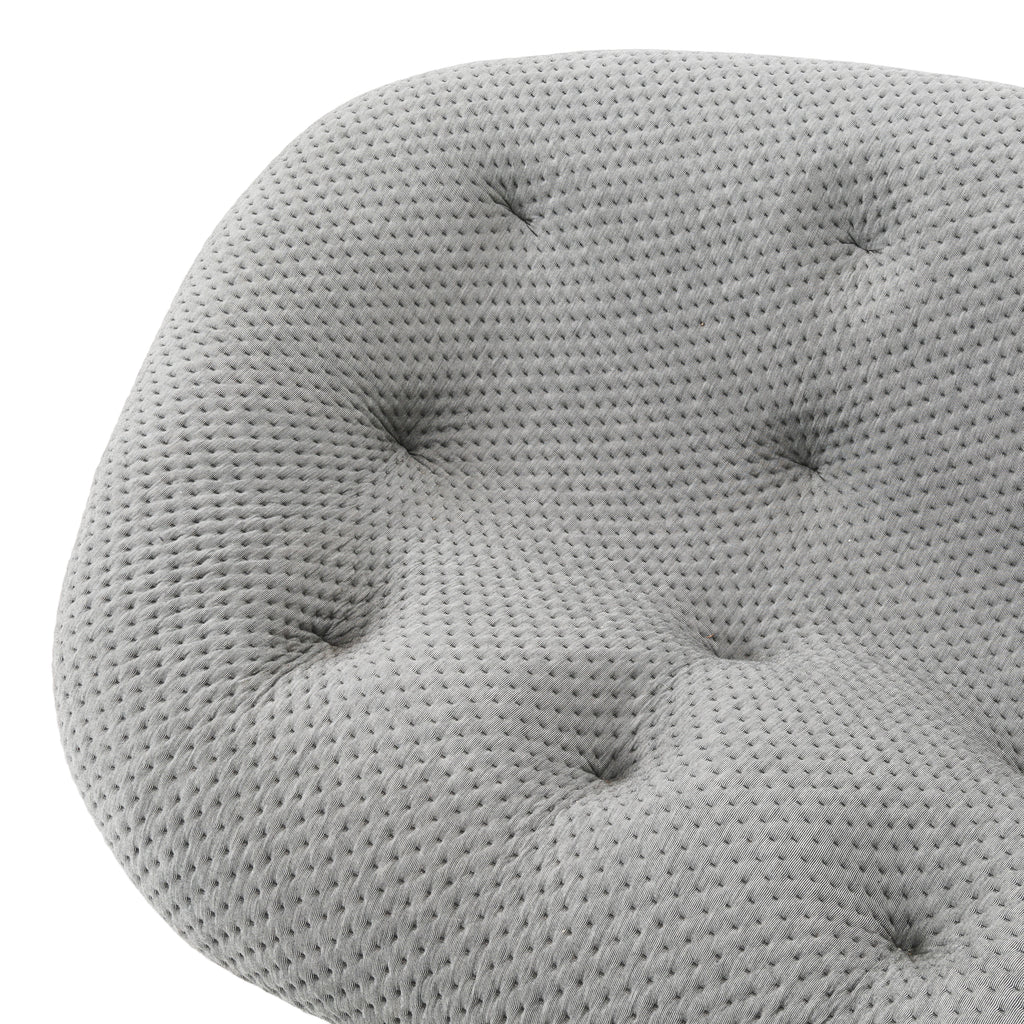 Grey Textured Ploum Sofa