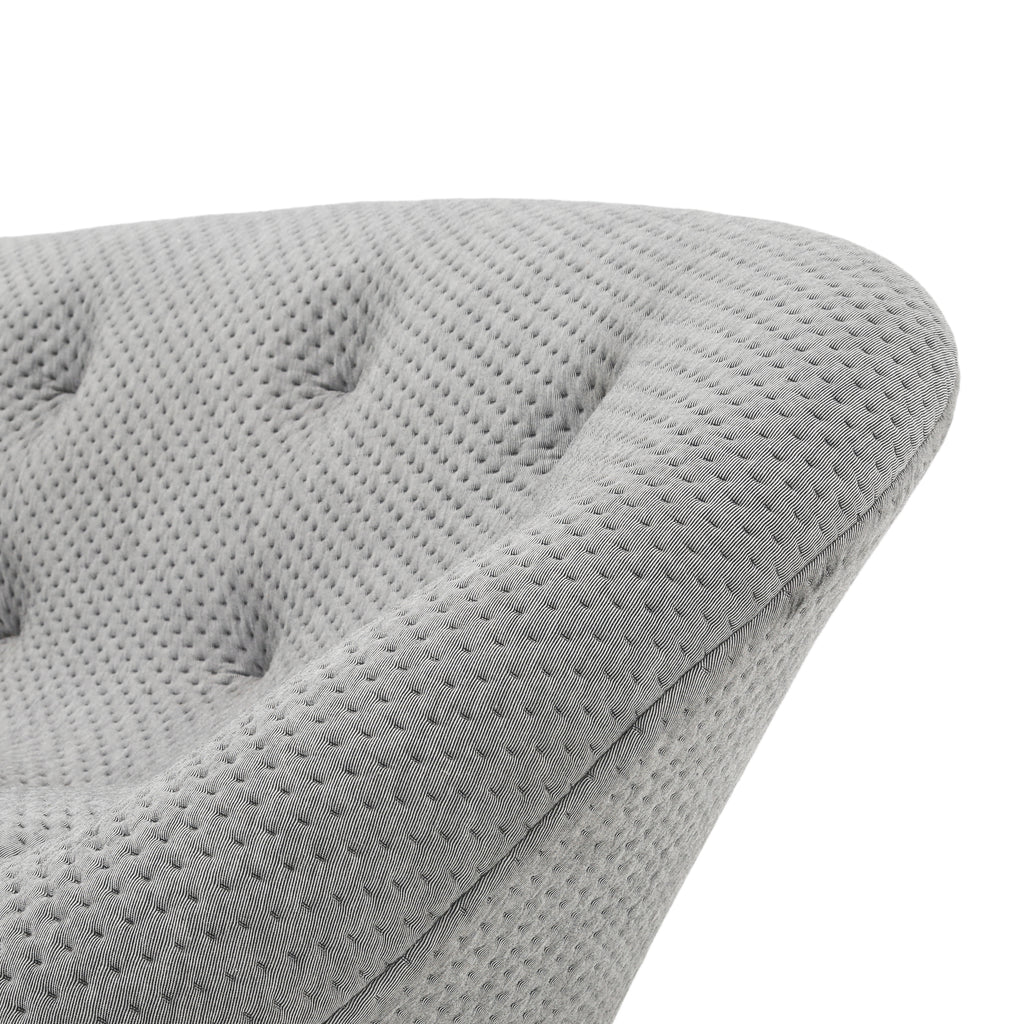 Grey Textured Ploum Sofa
