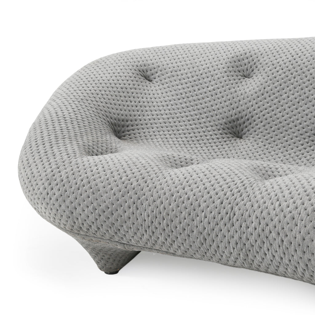 Grey Textured Ploum Sofa