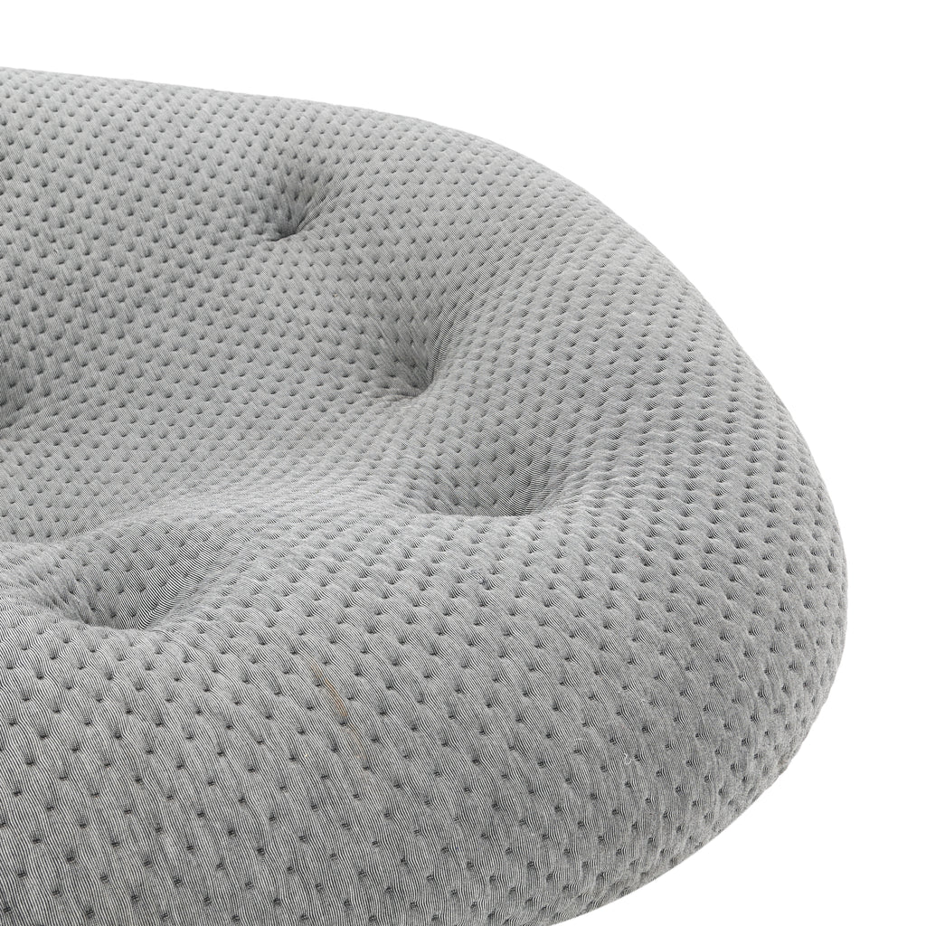 Grey Textured Ploum Sofa