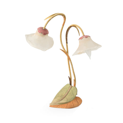 Double Flower Shade Table Lamp