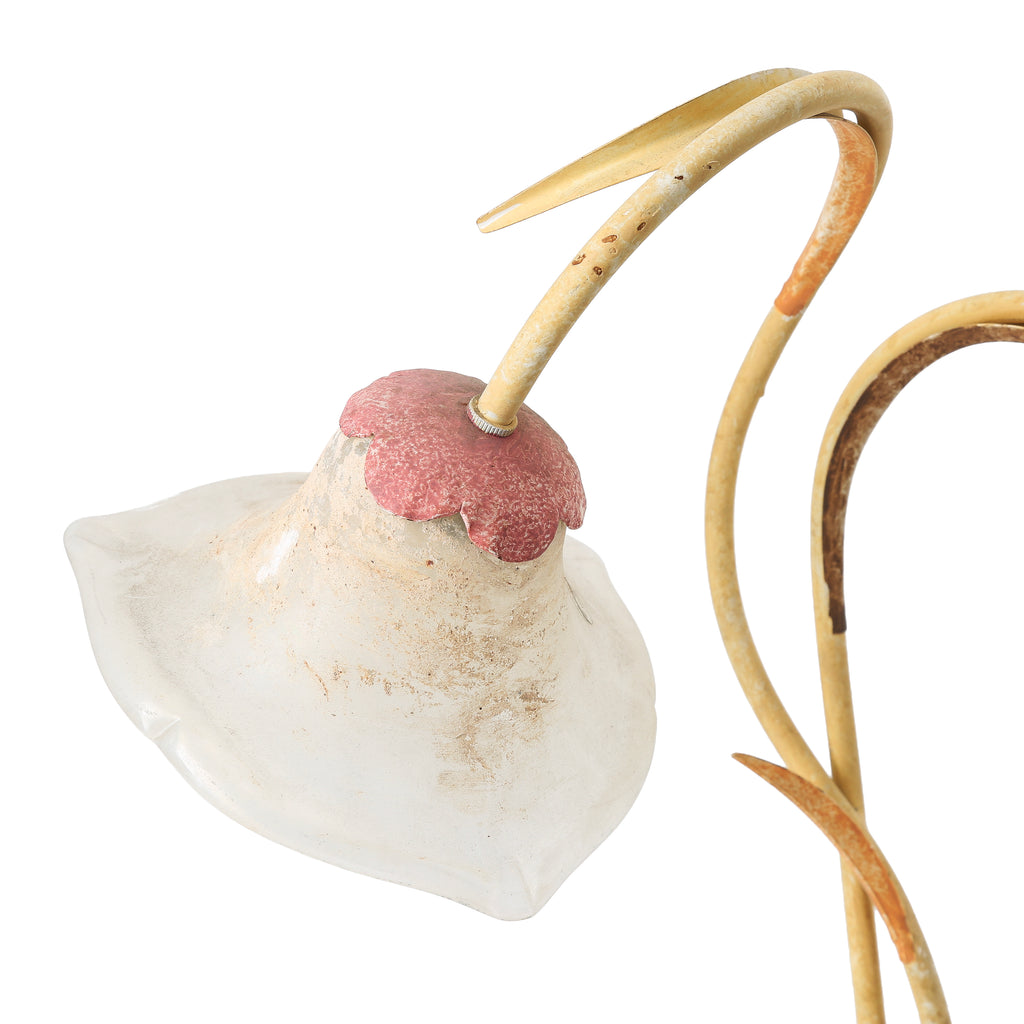 Double Flower Shade Table Lamp