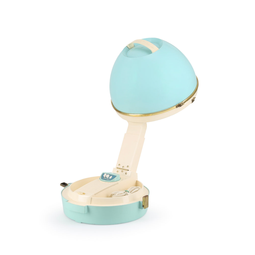 Vintage Light Blue / Cream Hair Dryer