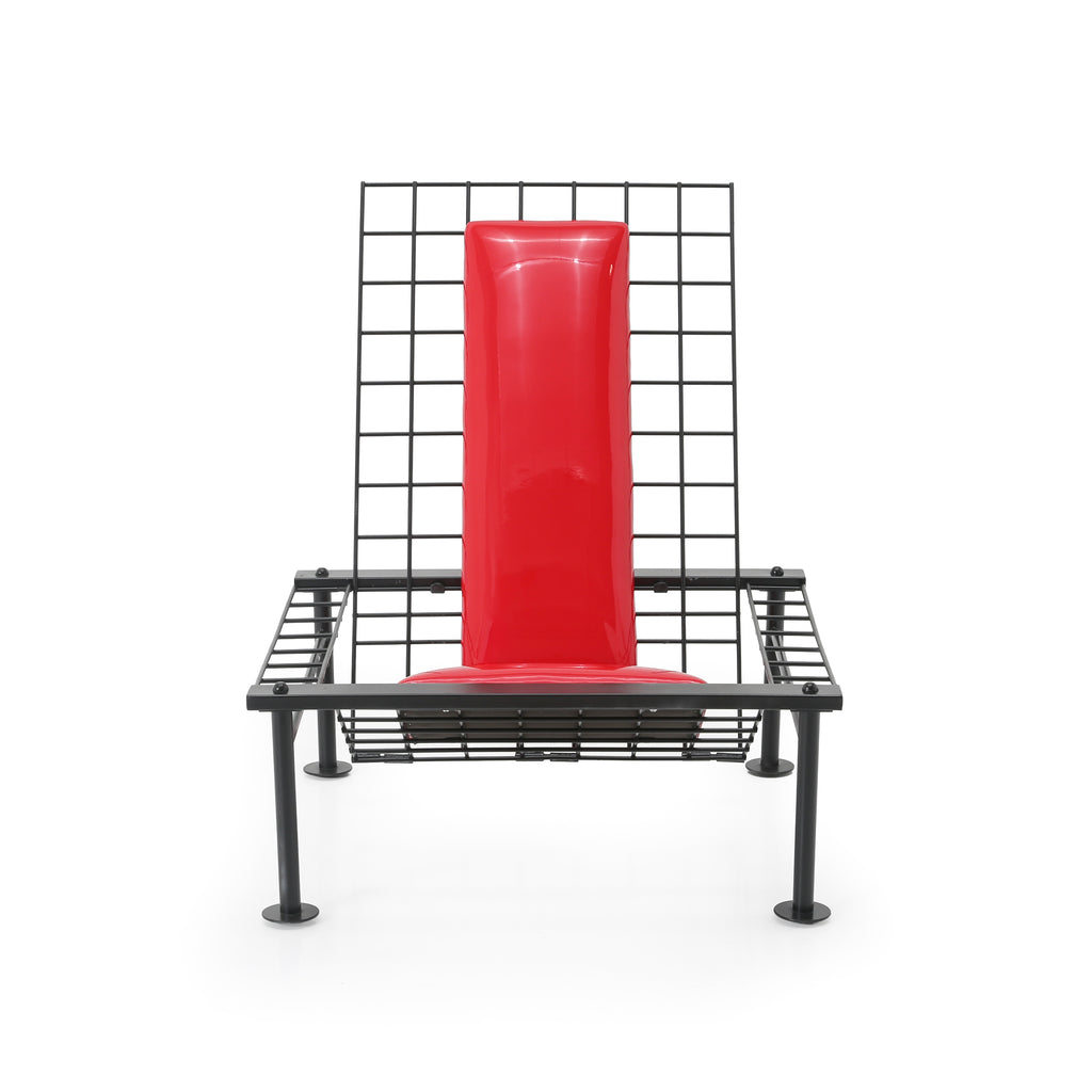 Black & Red Postmodern Quebec 69 Chair