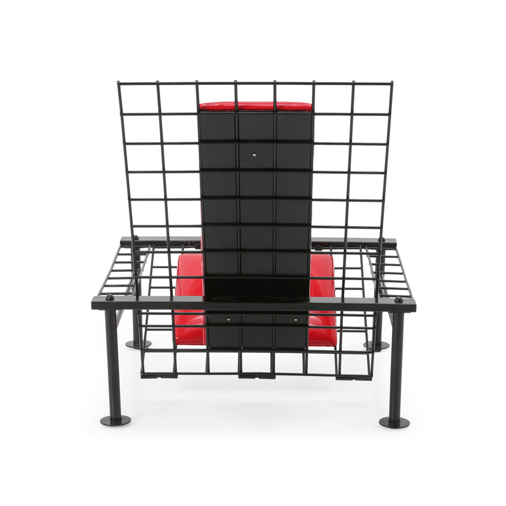 Black & Red Postmodern Quebec 69 Chair
