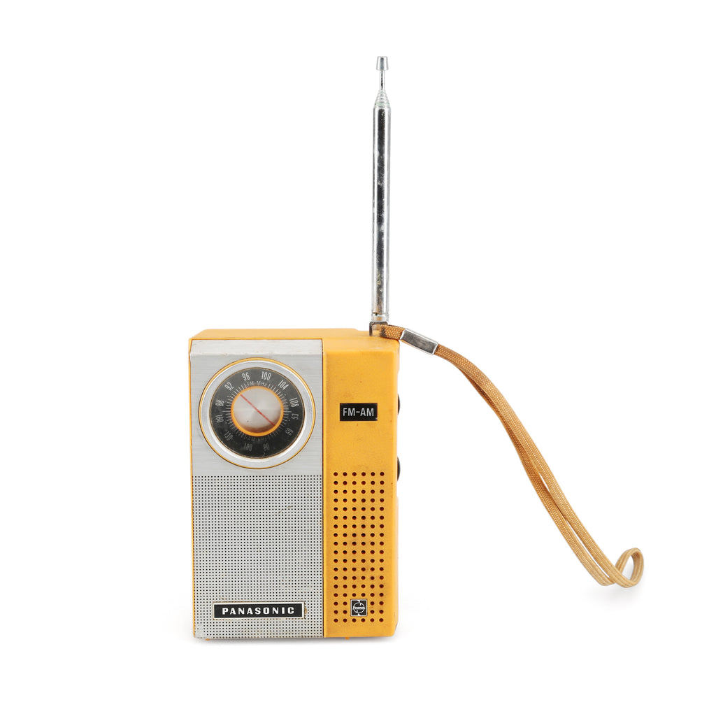 Yellow Panasonic Hand Radio