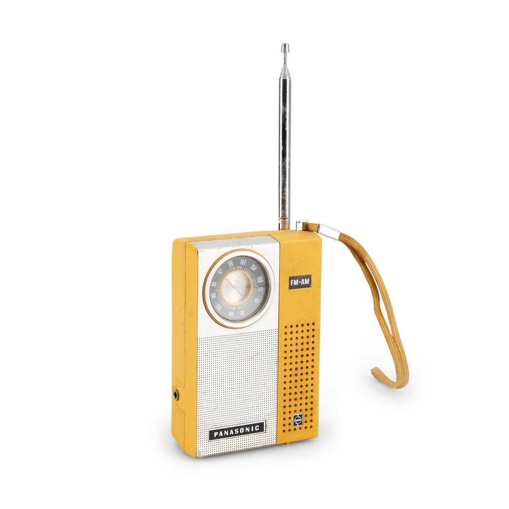 Yellow Panasonic Hand Radio