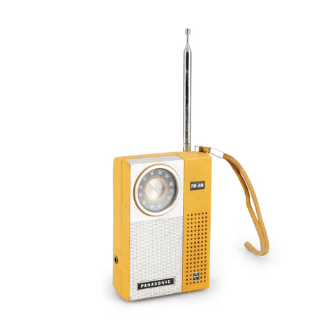 Yellow Panasonic Hand Radio