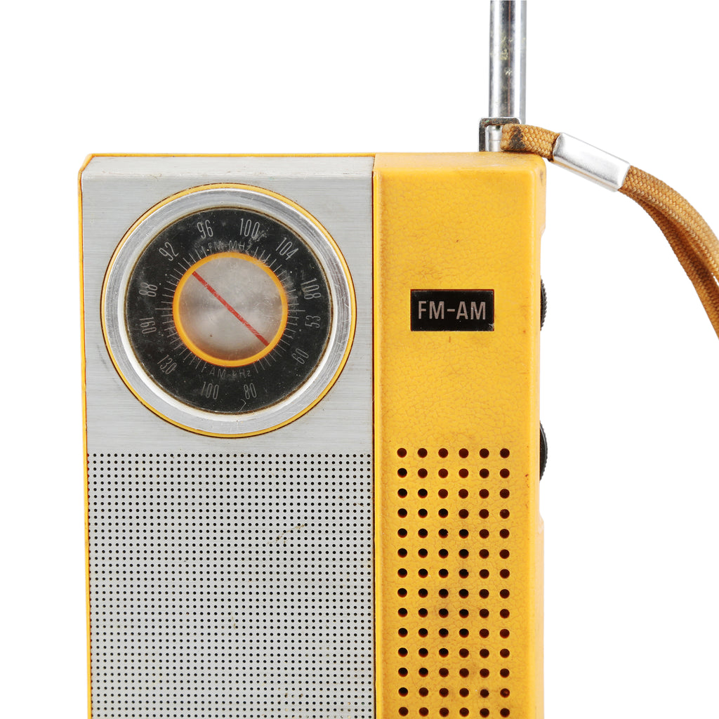 Yellow Panasonic Hand Radio