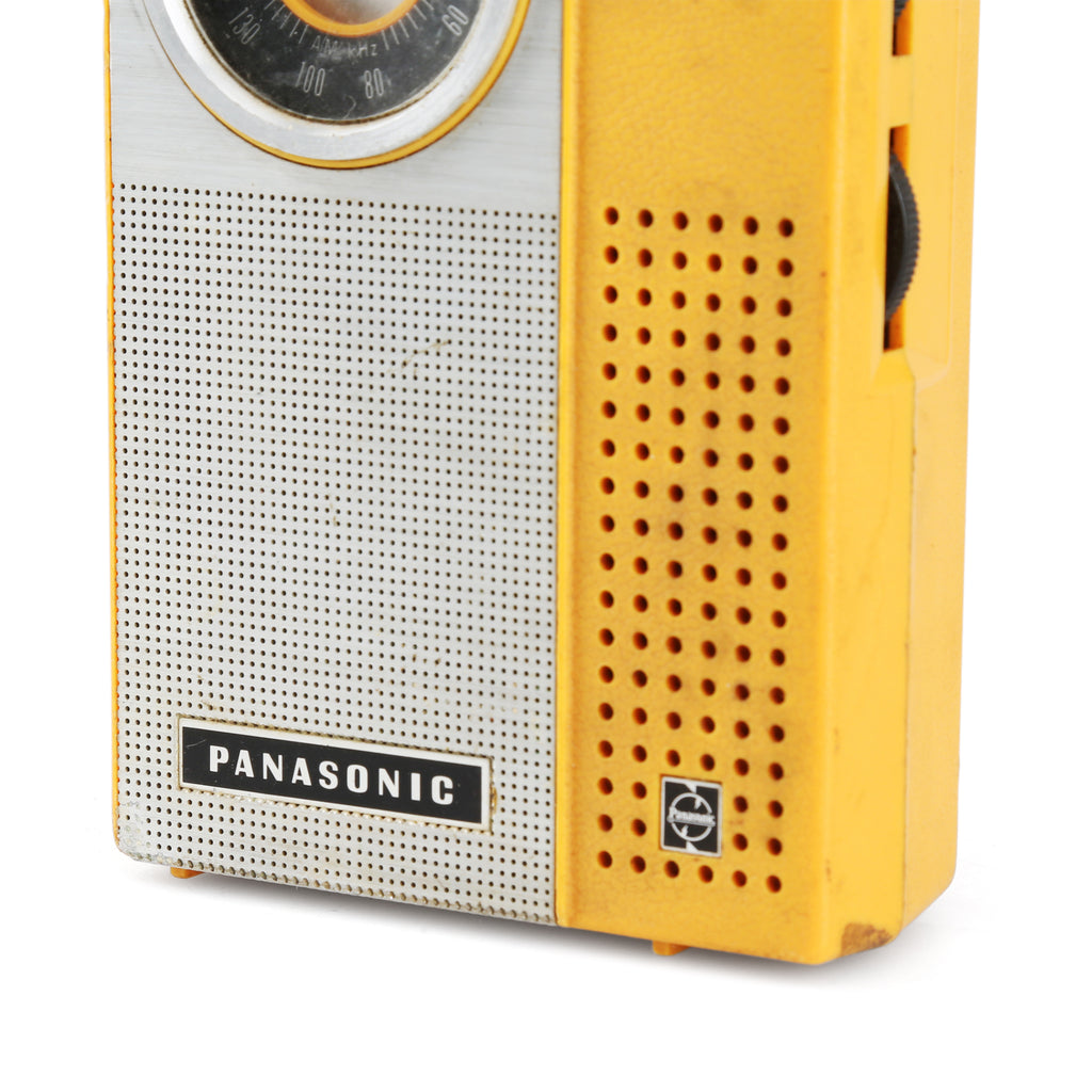 Yellow Panasonic Hand Radio