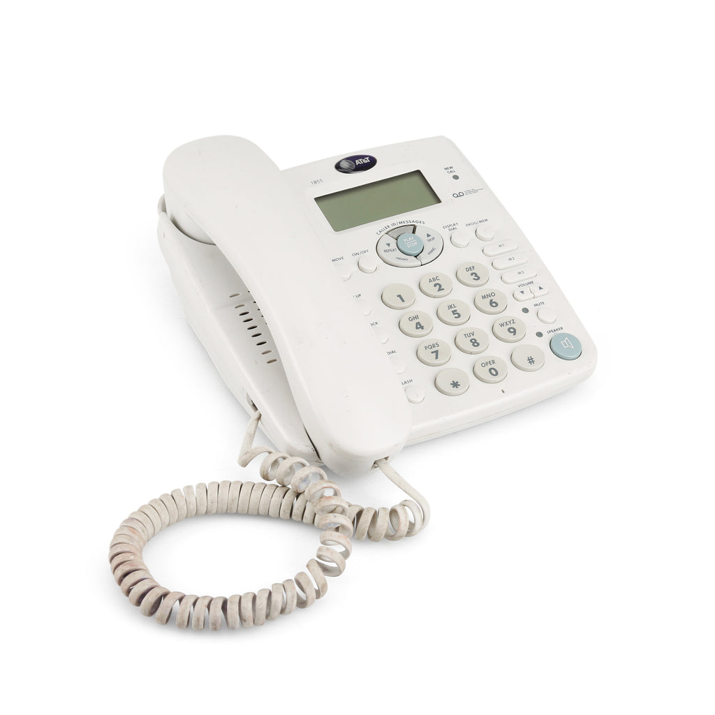 White AT&T Corded Phone w/ Caller ID