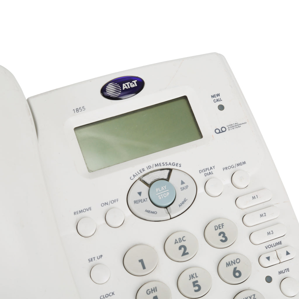 White AT&T Corded Phone w/ Caller ID