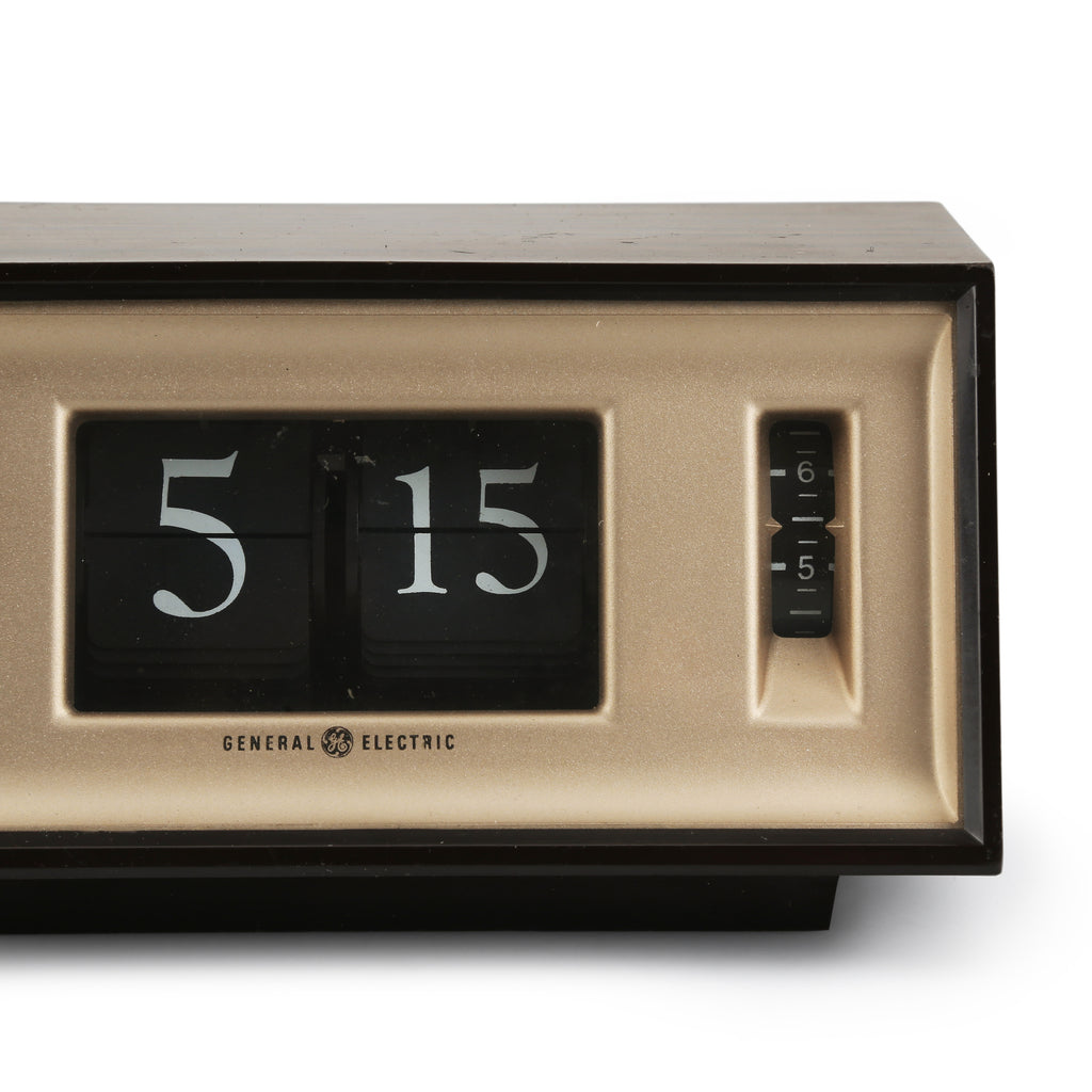 Bronze / Wood General Electric Clock