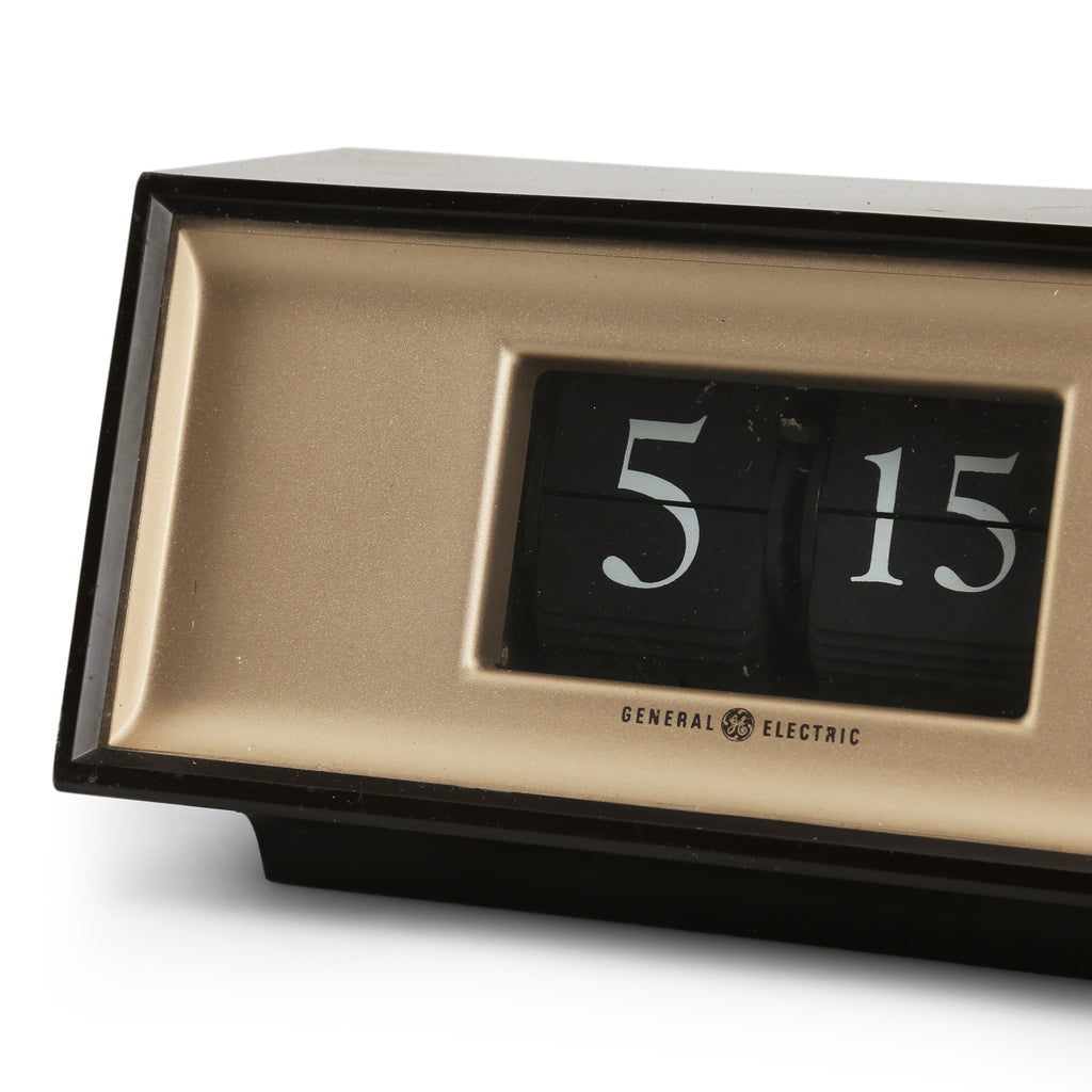 Bronze / Wood General Electric Clock