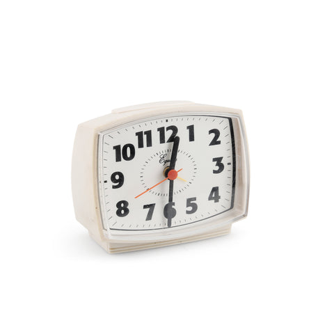 Small White Table Clock