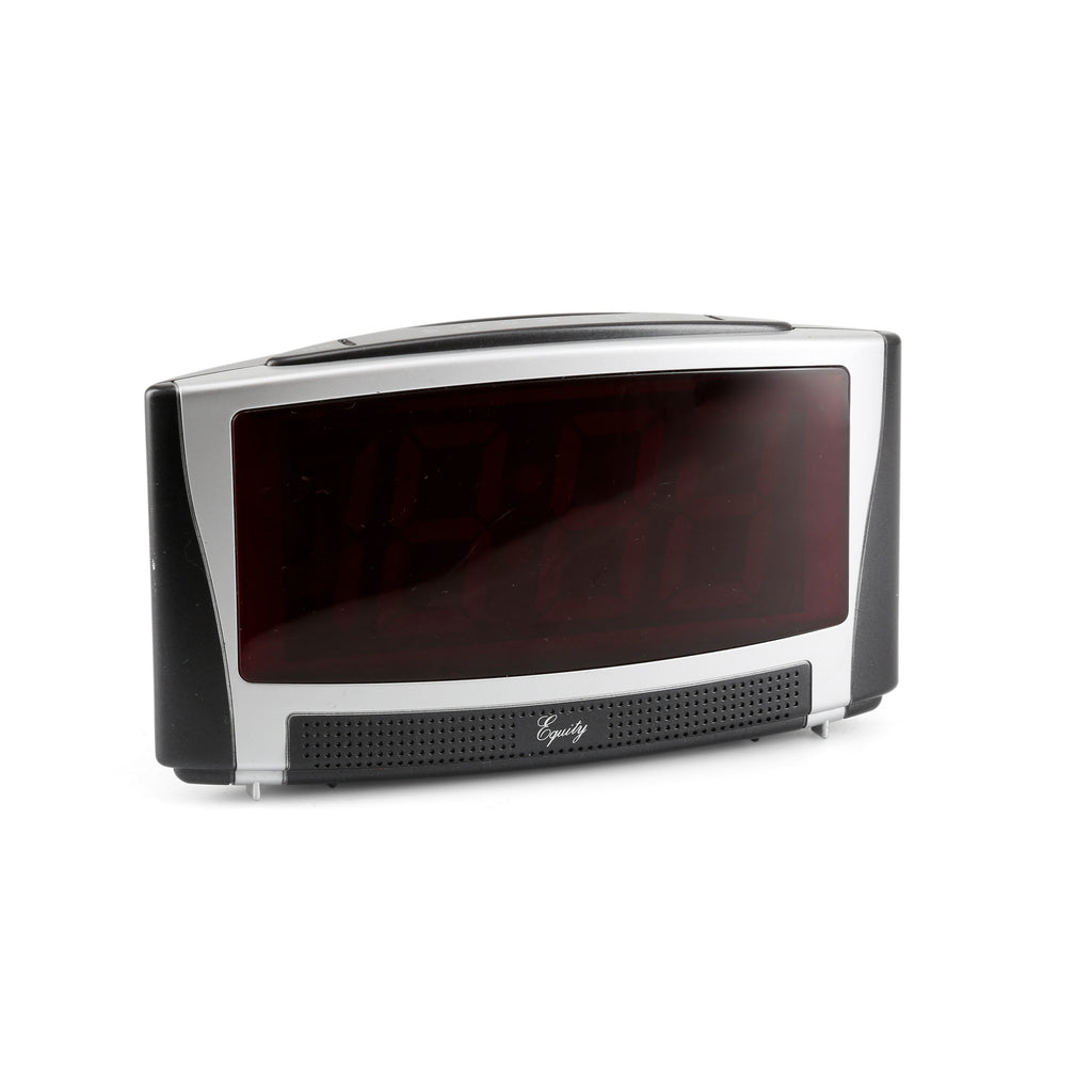 Black & Silver Digital Alarm Clock