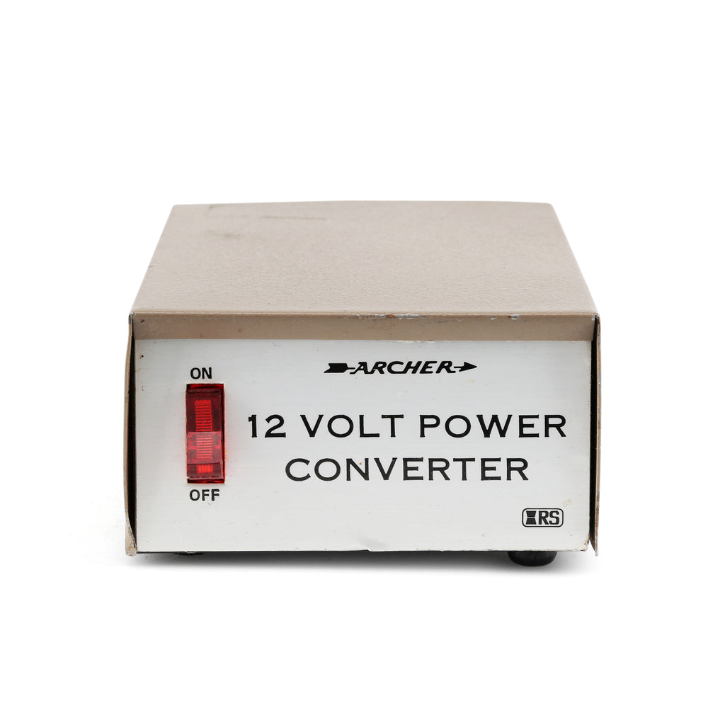 Tan / Silver 12 Volt Power Converter