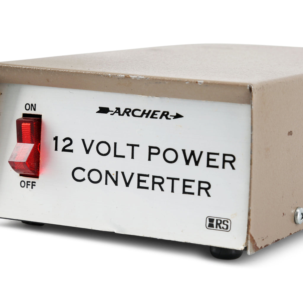 Tan / Silver 12 Volt Power Converter