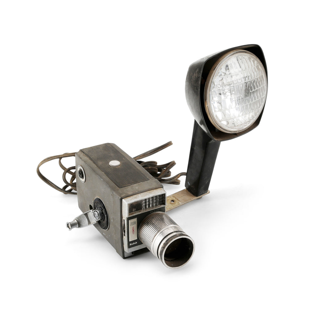 Rustic Kodak Video Camera with Light