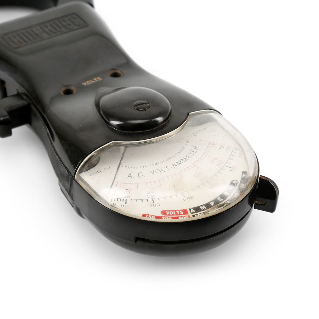 Vintage Black Voltage Meter