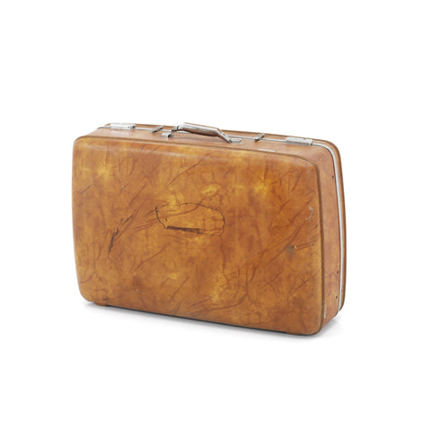 Large Brown / Tan Suitcase