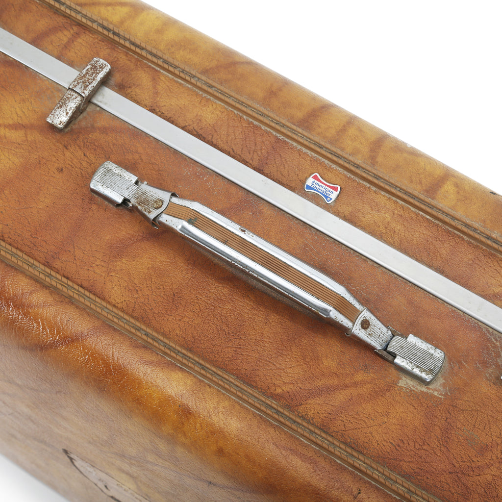 Large Brown / Tan Suitcase