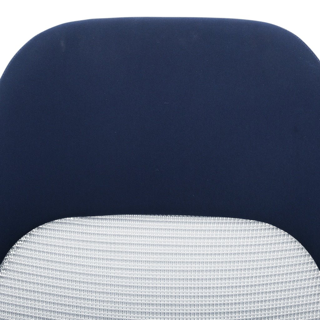 Blue & Grey Mesh Swivel Chair